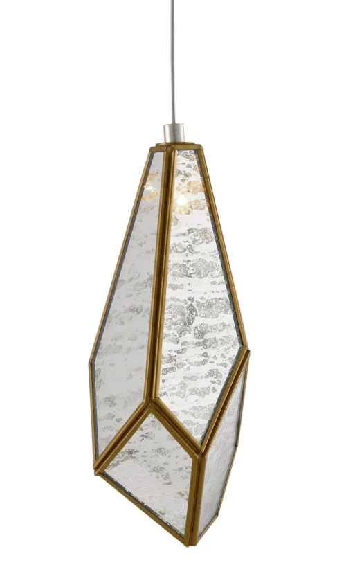 Glace White 1-Light Multi-Drop Pendant