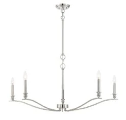 Five Light Chandelier M10086PN