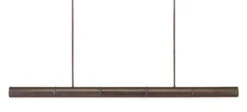 Lyon Large Bronze Linear Chandelier