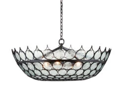Augustus Medium Recycled Glass Chandelier