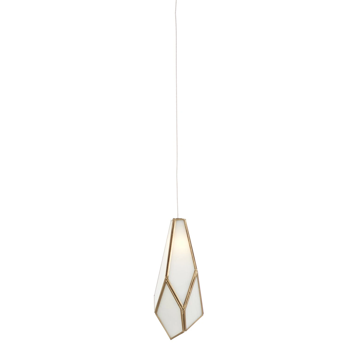 Glace White 1-Light Multi-Drop Pendant - Image 3