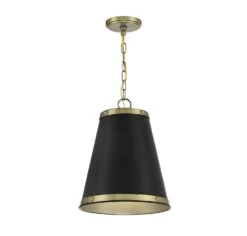 One Light Pendant M7014MBKNB