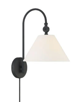 One Light Wall Sconce M90085MBK