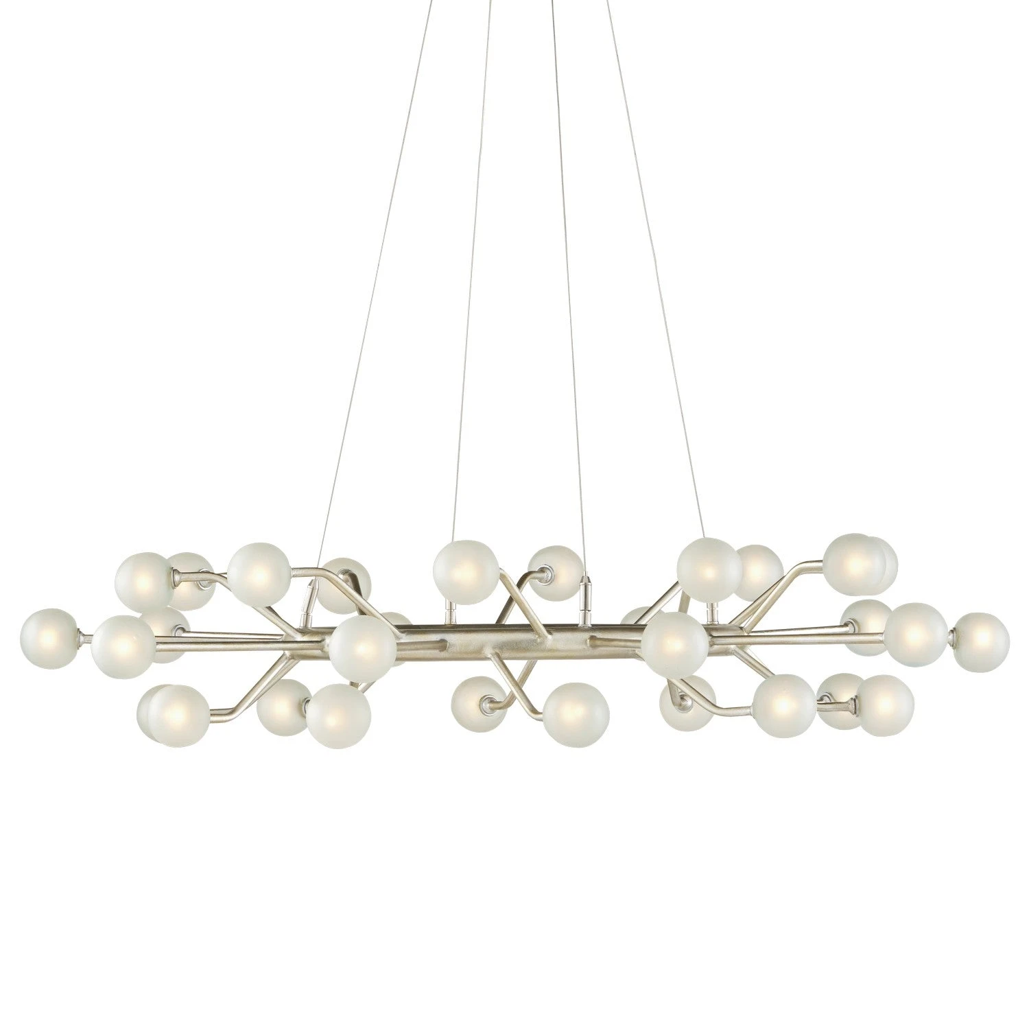 Chaldea Silver Chandelier Linear Suspension