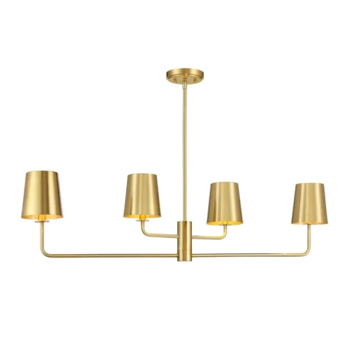 Four Light Linear Chandelier M100127NB