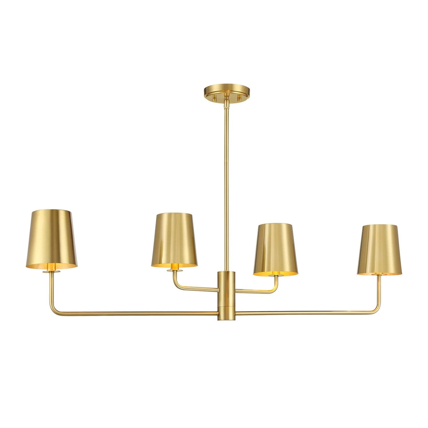 Four Light Linear Chandelier M100127NB