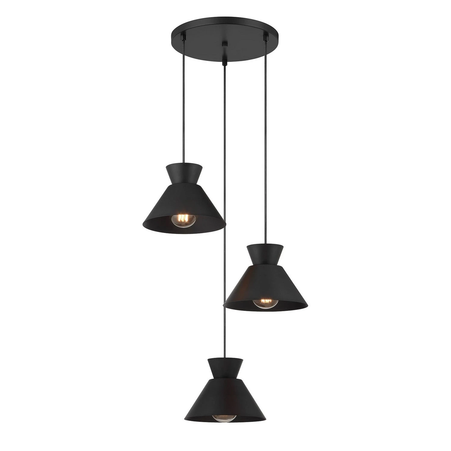 Three Light Chandelier M100139MBK