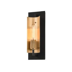 One Light Wall Sconce B6781 SBK BBA