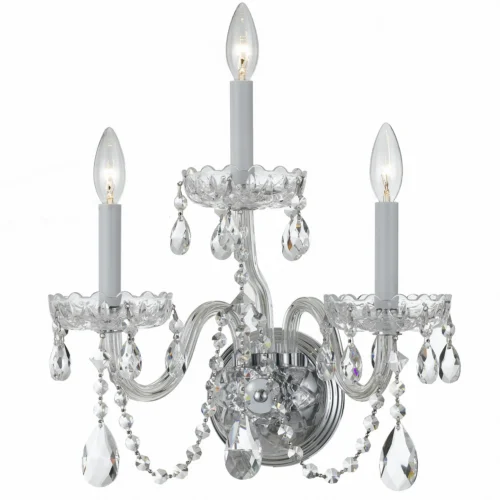 Traditional Crystal Wall Sconce