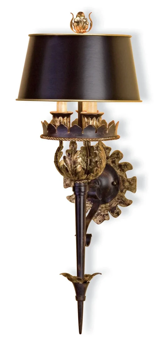 The Duke Gold Wall Sconce Wall Sconce