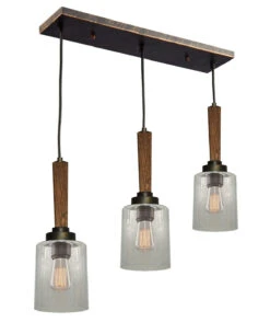 Legno Rustico Linear Suspension