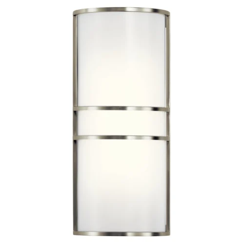 2 Light LED Wall Sconce Brushed Nickel