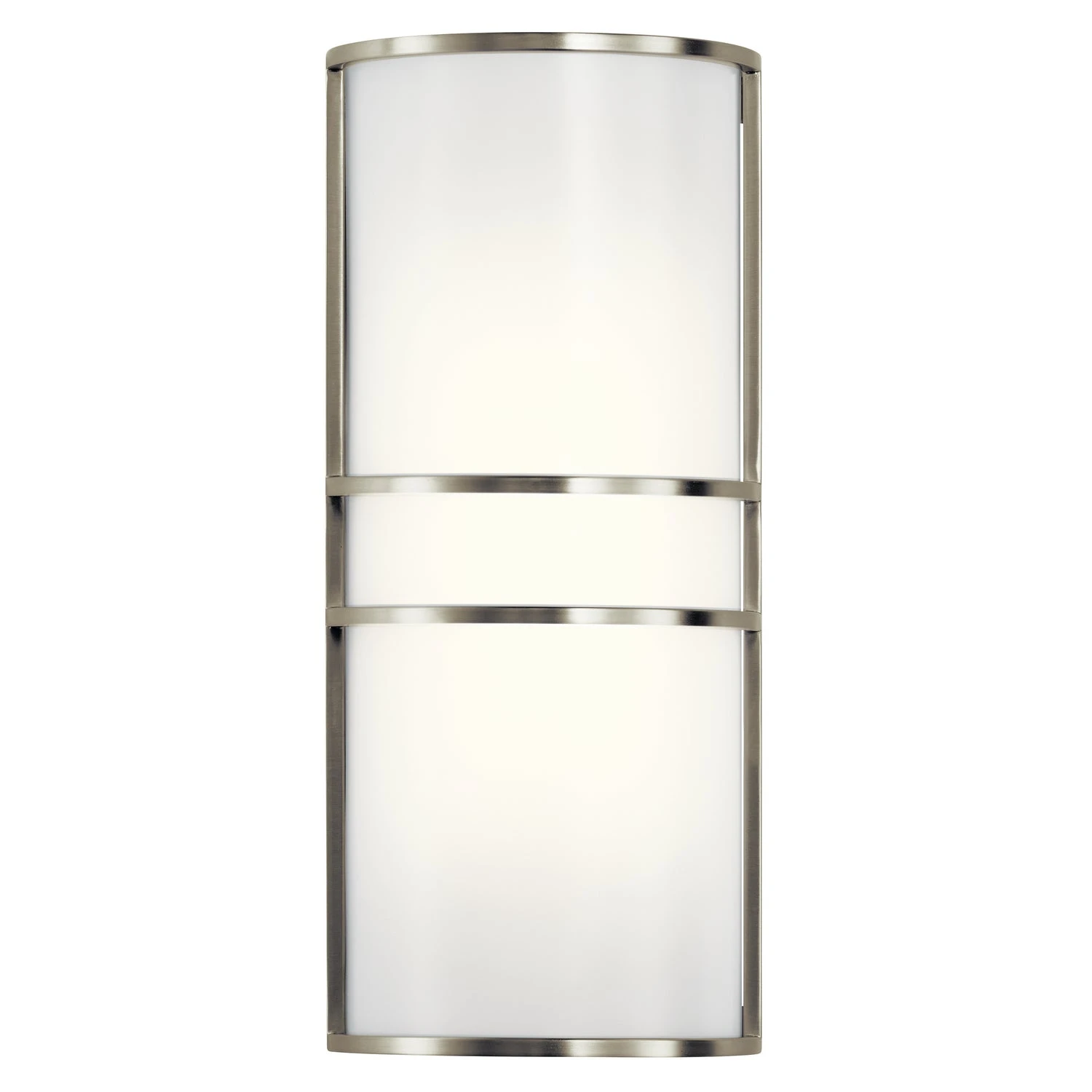 2 Light LED Wall Sconce Brushed Nickel