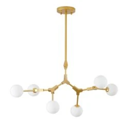 Six Light Chandelier BE16