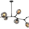 Eight Light Chandelier MA11XBLK-SMK